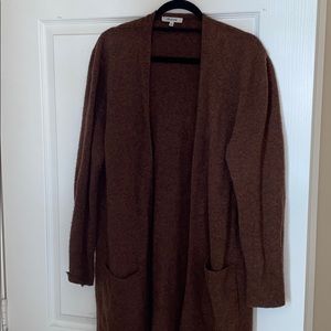 Madewell cardigan brown